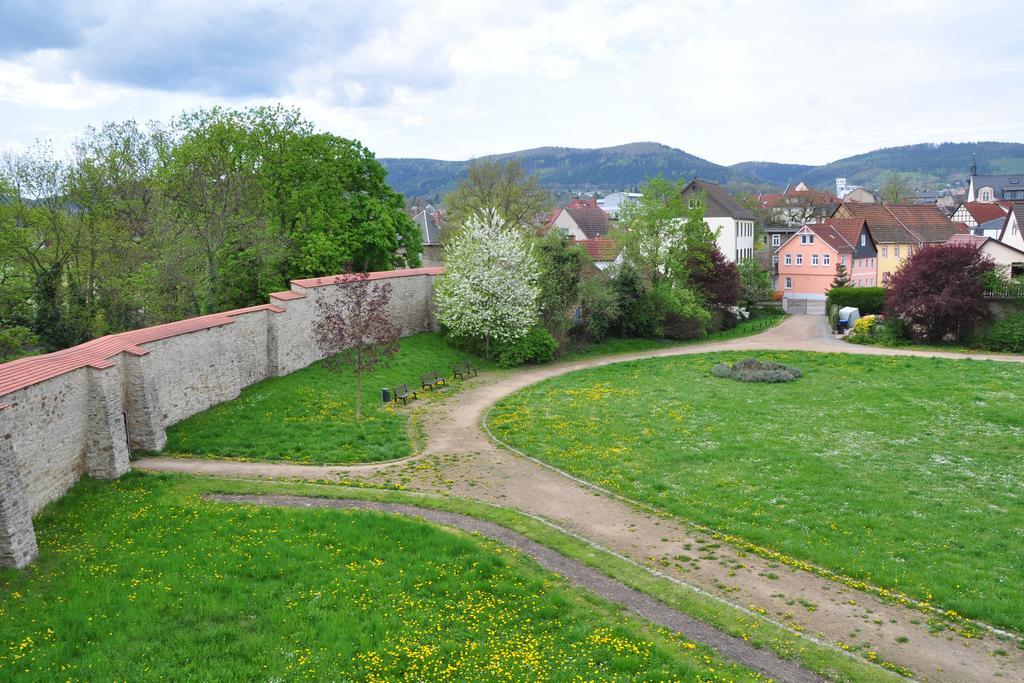 Hotel Am Hohen Schwarm Saalfeld Saale Luaran gambar